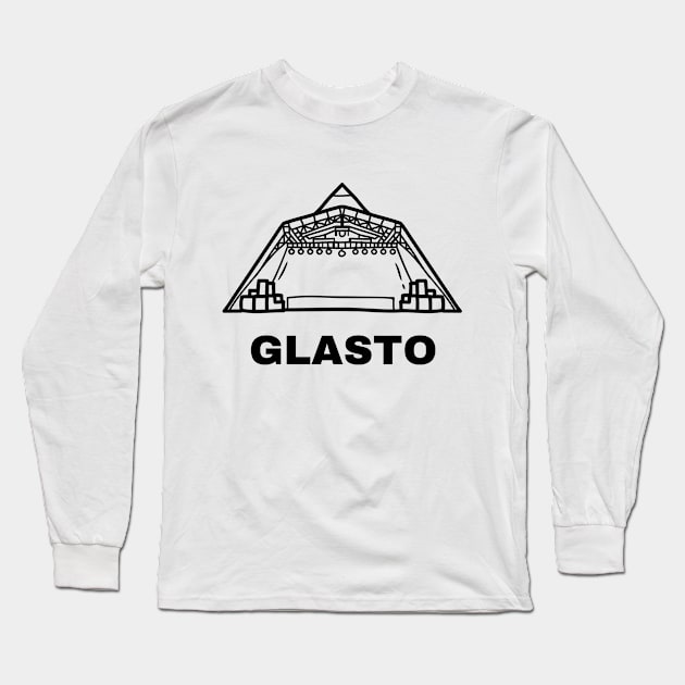 Glastonbury Festival Pyramid Stage Long Sleeve T-Shirt by DoodleWear